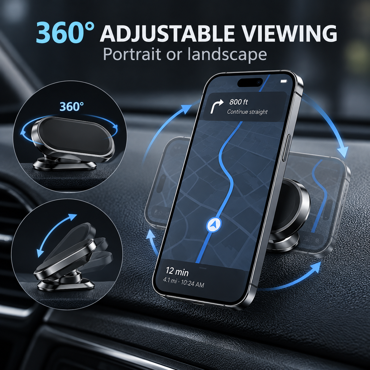 Magnetic Car Phone Holder